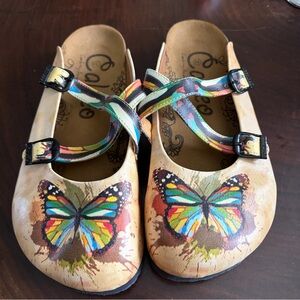 Colorful Butterfly Women's Dress Shoes